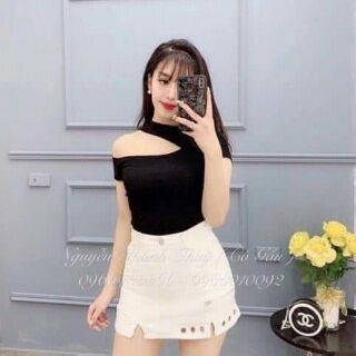 Hàng đẹp- áo lệch vai đẹp hàng bán shop