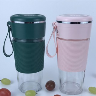 [Máy 4 Lưỡi Cốc Thủy Tinh] Máy Xay Sinh Tố Cầm Tay Mini Dạng Cốc Xay Được Đá Nhuyễn,Đồ Ăn Dặm Cho Bé Siêu Mạnh - Sac Pin