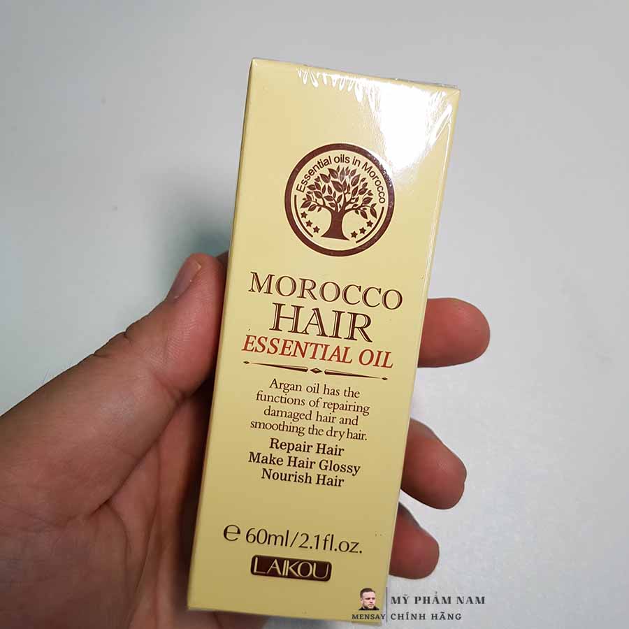 Dầu dưỡng tóc Laikou Morocco Hair tinh dầu Argan phục hồi tóc khô sơ, giúp tóc suôn mượt chuẩn Salon