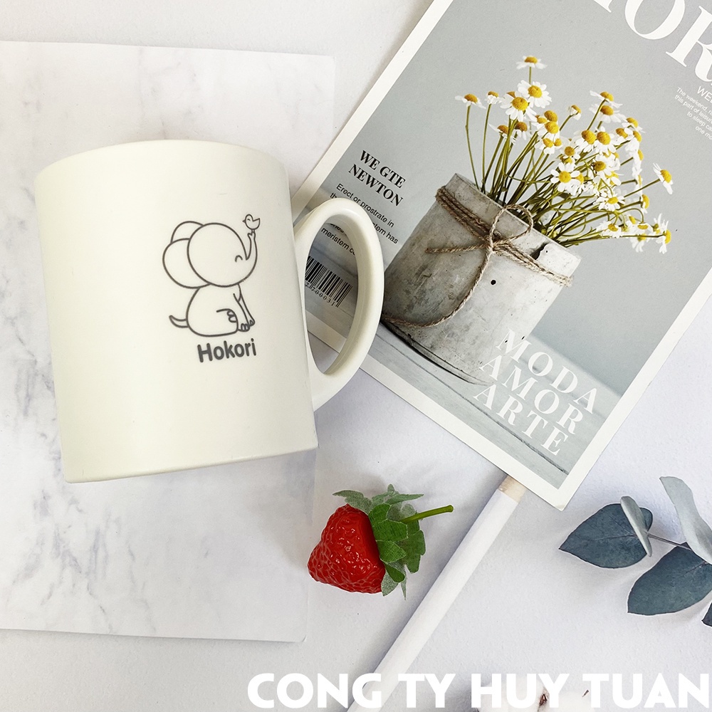 Cốc uống nước Việt Nhật 6366 - Cốc nhựa cao cấp hokori loại 330ml (CH300)
