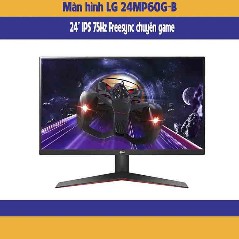 Màn hình LG 24MP60G-B 24" IPS 75Hz Freesync chuyên game