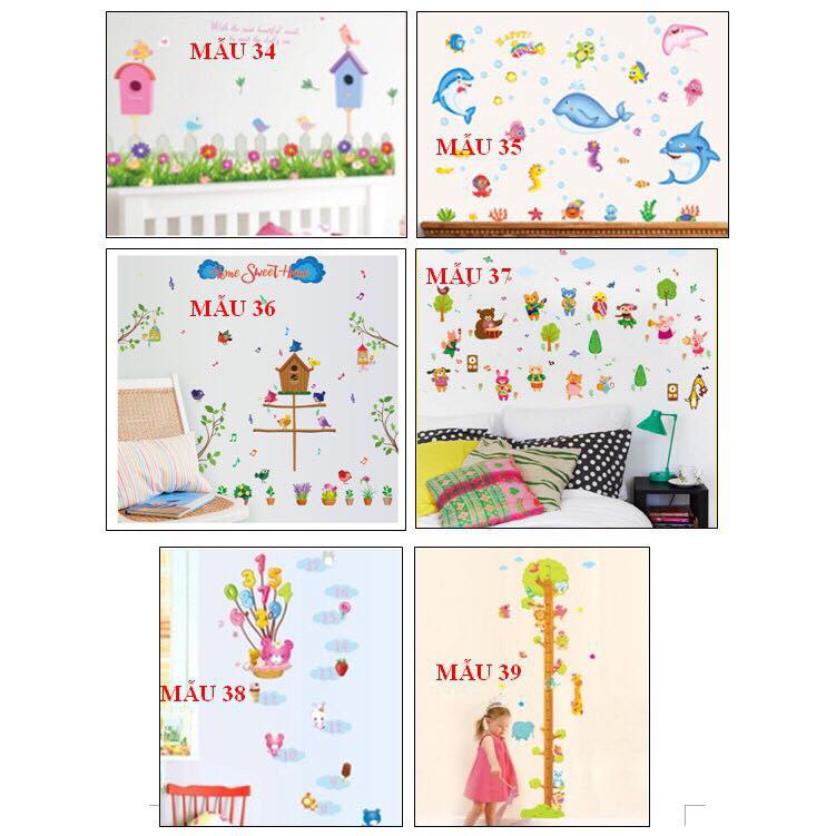 COMBO 2 TẤM DECAL TRANG TRÍ TƯỜNG CHỐNG THẤM NƯỚC
