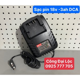 Sạc pin lithium 18v - 3ah dca