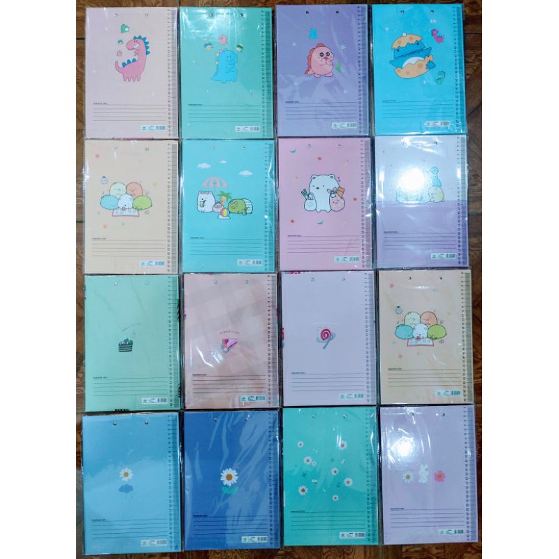 Bìa kẹp giấy, trình ký A4 Hình dễ thương