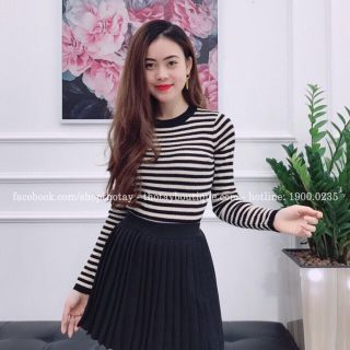 Áo thun sọc dài tay