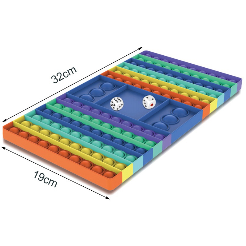 Đồ chơi bàn cờ nhấn bóng khí giải tỏa căng thẳng vui nhộn dành cho gia đình