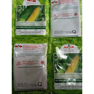 FREESHIP 50 gram Hạt giống ngô siêu ngọt Hai mũi tên đỏ, giống bắp siêu ngọt Golden Cob
