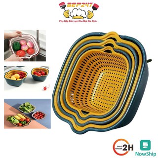 SET 5 Hộp Đựng Đồ, Thực Phẩm Bảo Quản Tủ Lạnh Đa Năng Có Nắp Đậy Cao Cấp