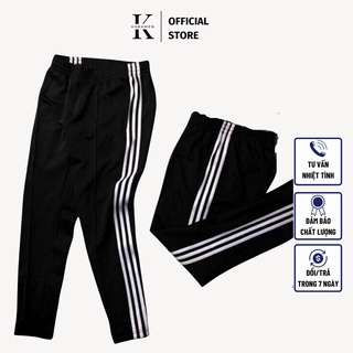 Quần jogger Nam Ba Sọc Thun poly ống bó KARAMAN