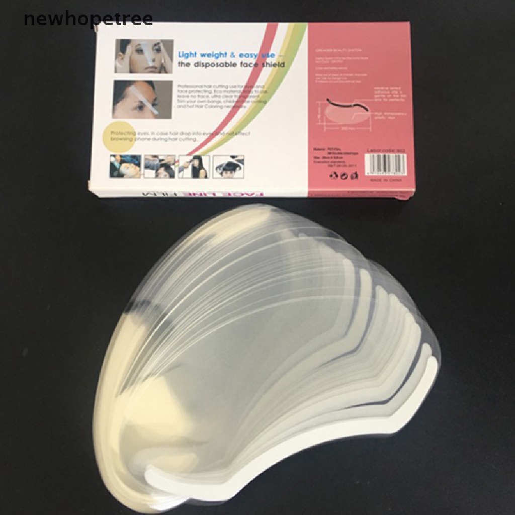 Set 50/ 100 tấm che mặt và mắt hỗ trợ làm tóc bảo vệ trong suốt chuyên dụng