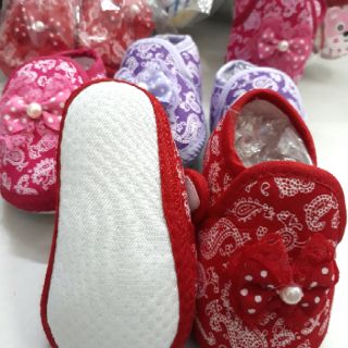 Giầy tập đi vải cho bé gái