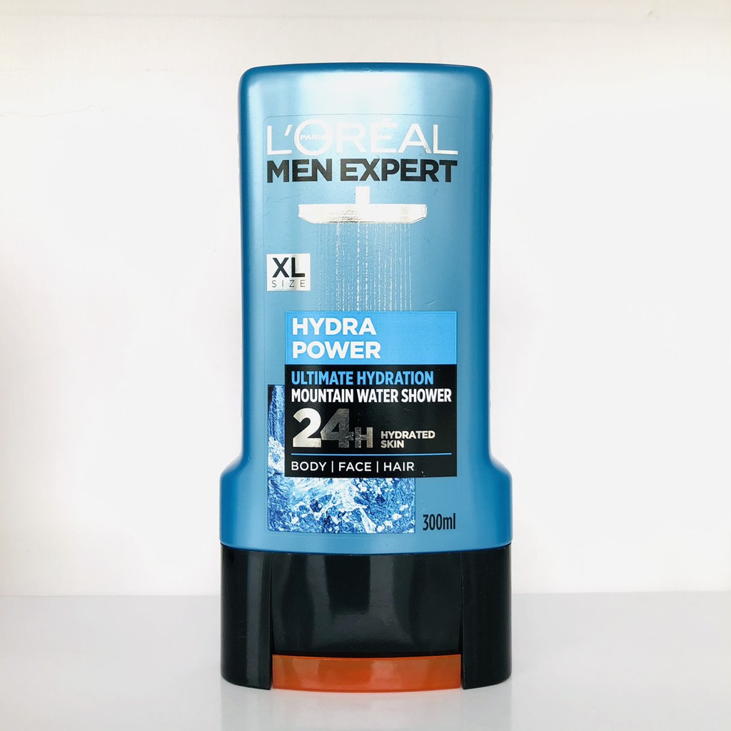 Gel tắm gội 3in1 Loreal Men Expert Hydra Power 300ml