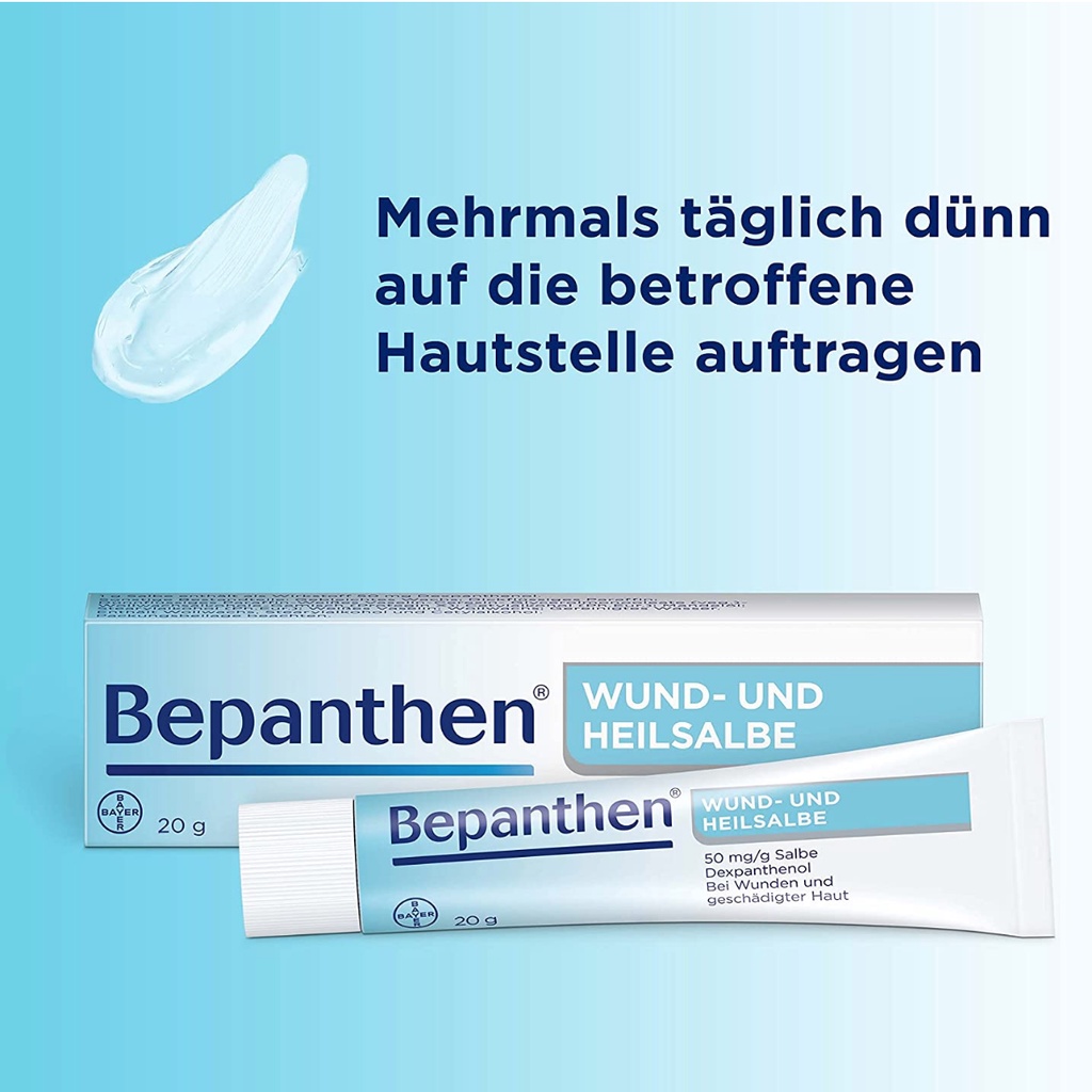 Kem chống hăm Bepanthen Wund Und HeilSalbe [NỘI ĐỊA ĐỨC] Chuyên gia phòng ngừa hăm tã
