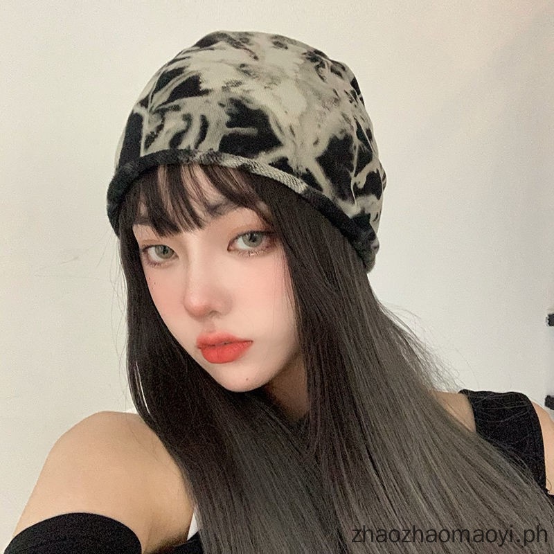 Mũ Trùm Đầu Chống Bụi Bẩn Thoáng Khí In Họa Tiết Cho Nam Và Nữ