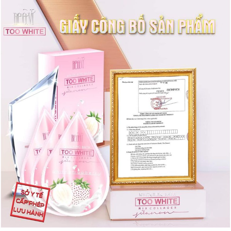 [CHÍNH HÃNG 100%] COMBI DƯỠNG DA CHO BODY TẮM TRẮNG BEOVI + BODY BEOVI TOO WHITE