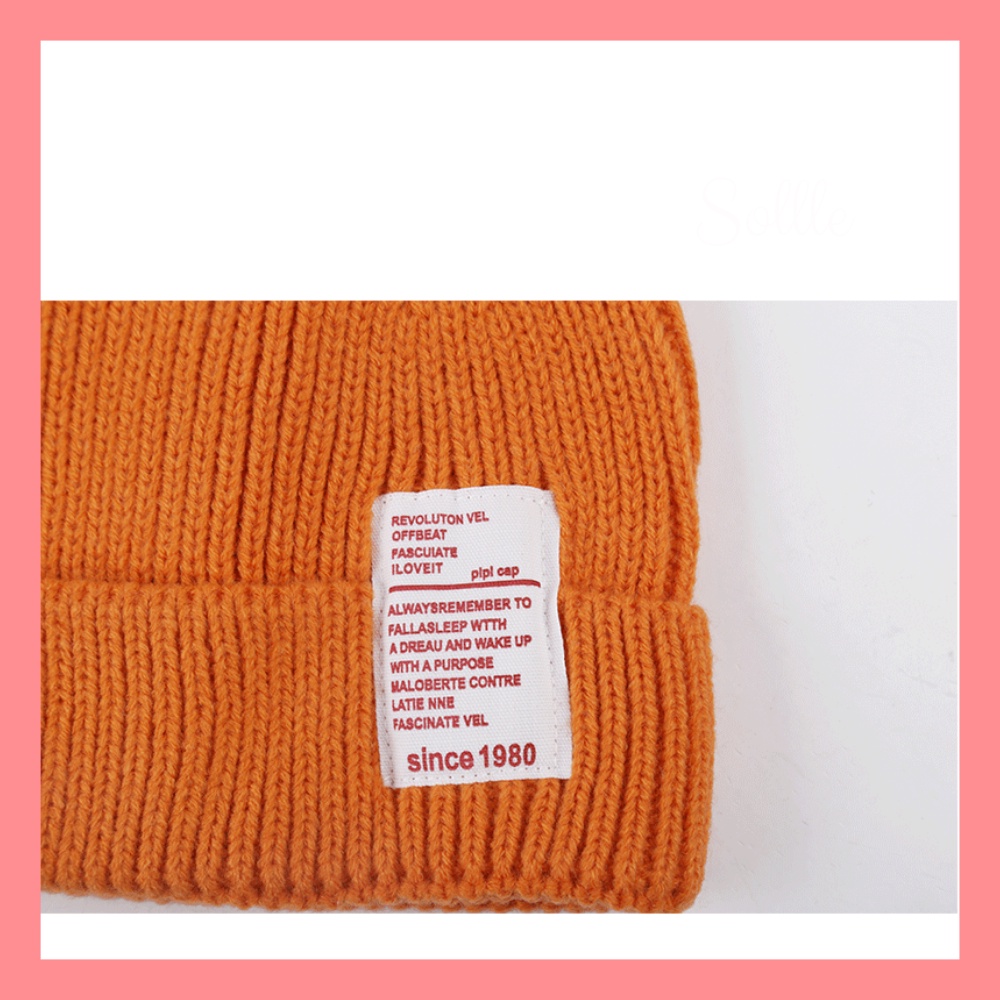 Nón len mũ beanie hip hop chất ngầu Hàn Quốc Sollle M02N