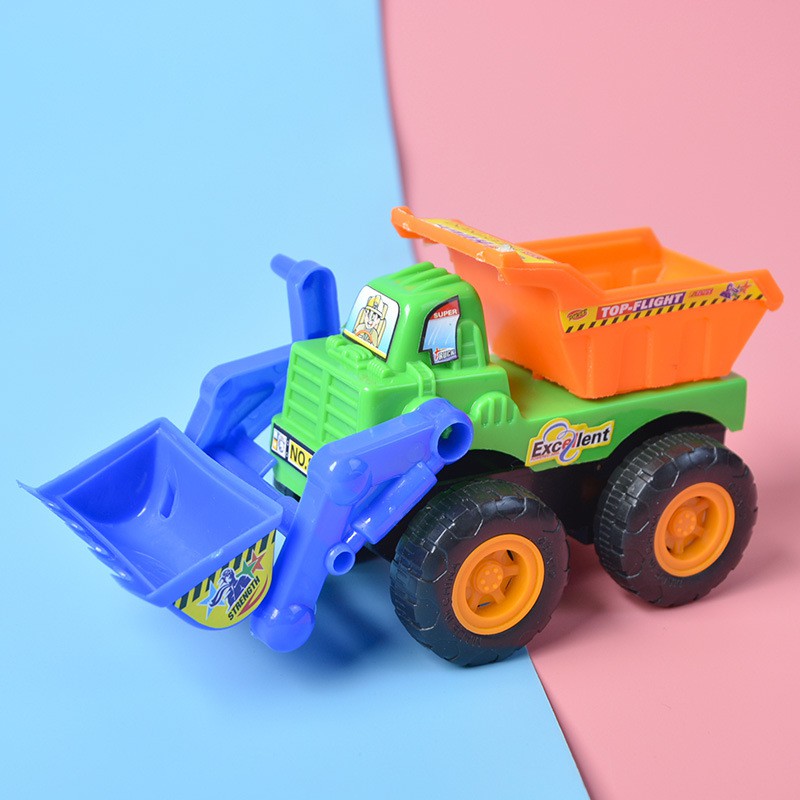Đồ chơi mô hình xe máy xúc xây dựng,  chất liệu nhựa an toàn cho bé