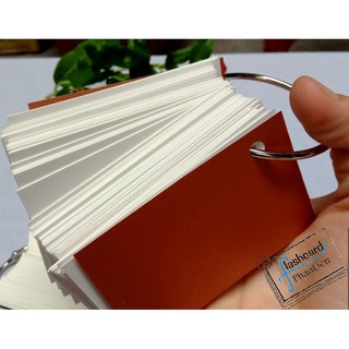 100 thẻ flashcard trắng các loại