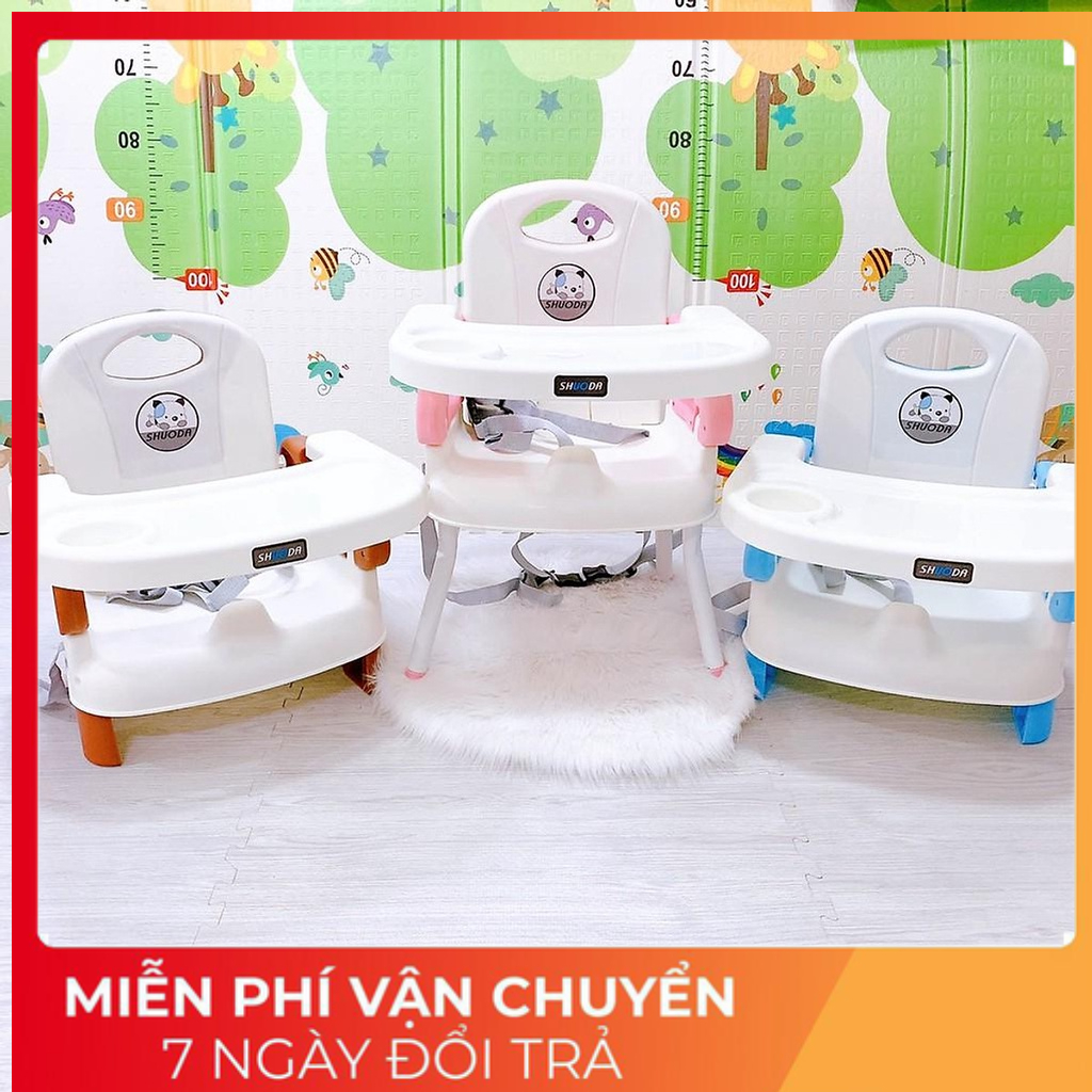 Ghế Ăn Dặm Đa Năng Hanbei Chính Hãng Đầy Đủ Phụ Kiện Gấp Gọn