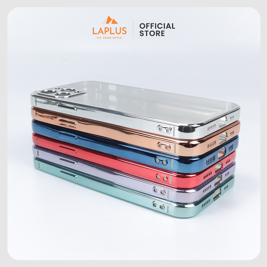 Ốp Iphone 11 / 11 pro / 11 Promax / 12 / 12 Mini / 12 Pro / 12 Promax dẻo trong suốt viền mạ dành cho Iphone