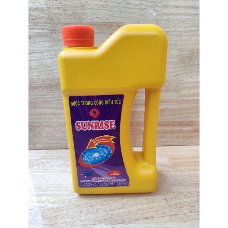 Nước thông cầu cống siêu tốc cực mạnh khử mùi phân huỷ nhanh Sunrise 1600g