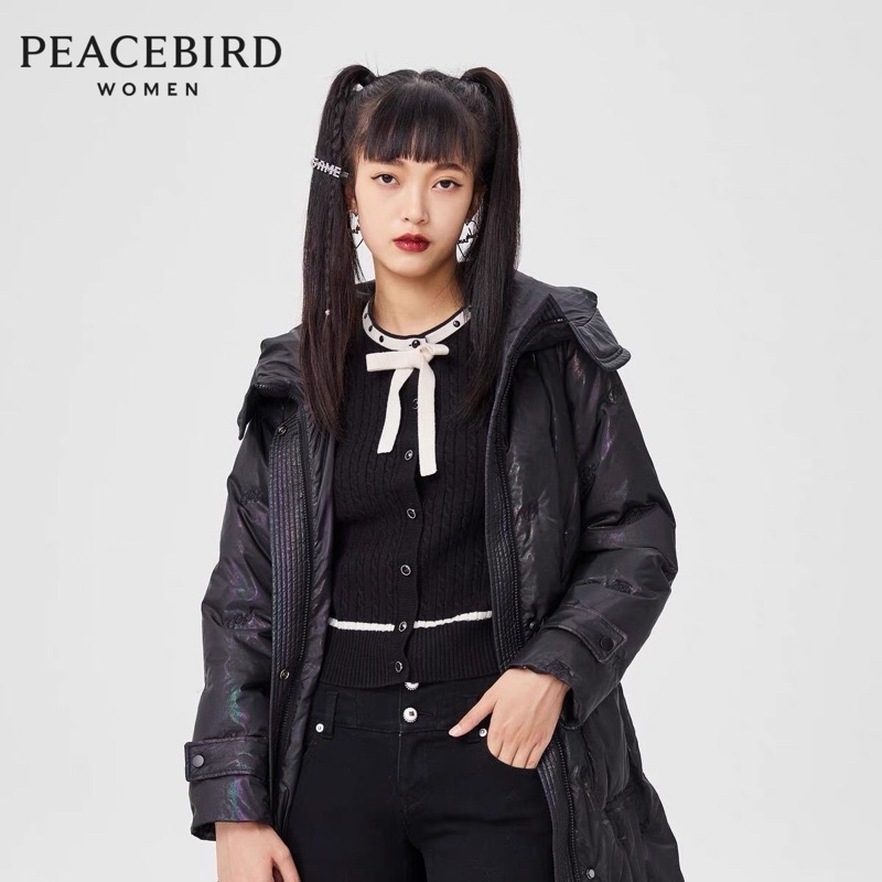 Áo len nơ cổ Peacebird