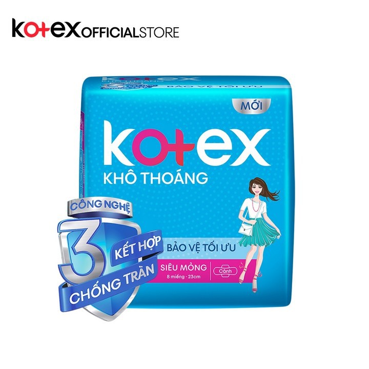 Băng vệ sinh Kotex Style khô thoáng 8 miếng