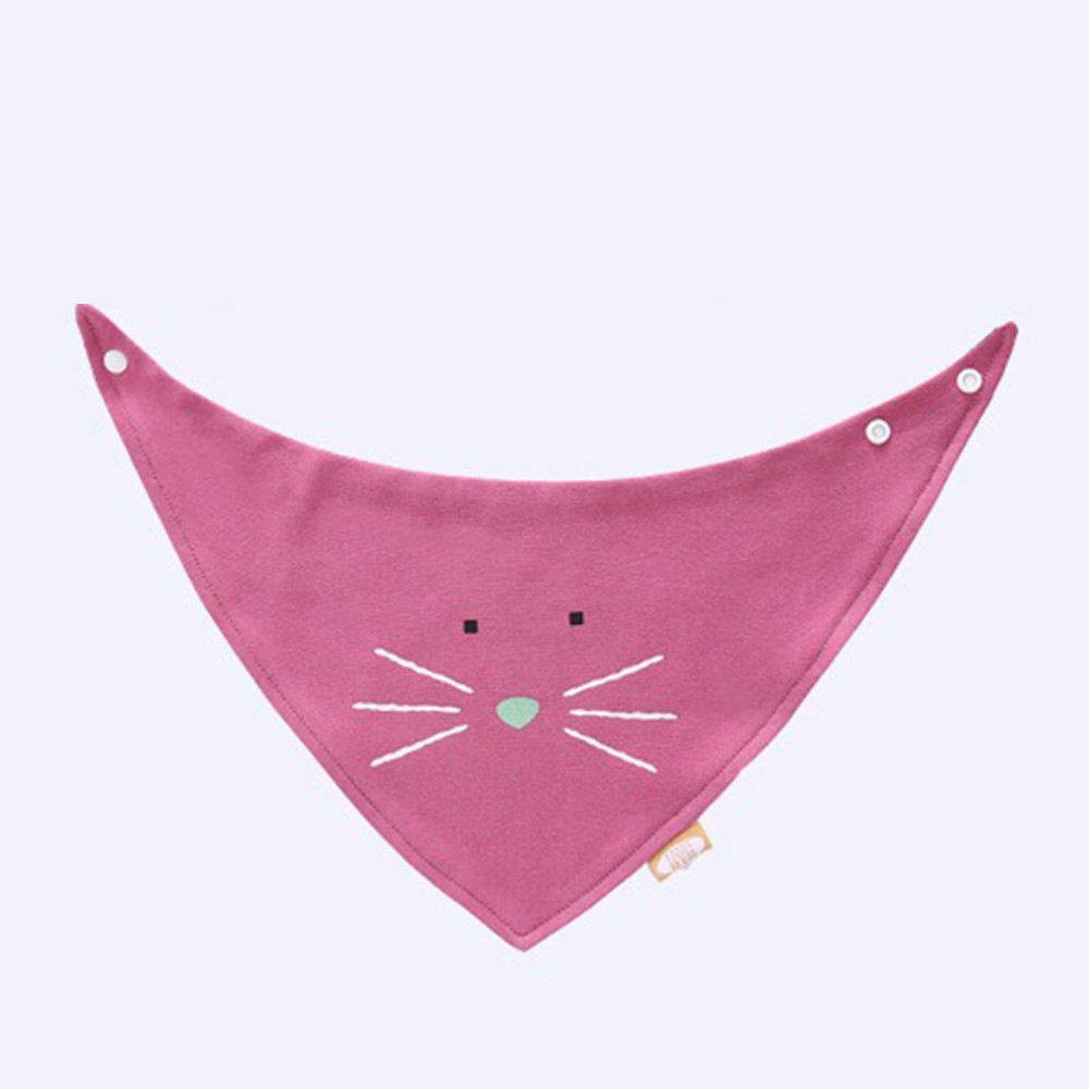 Yếm ăn dặm tam giác SKIDS hình thú ngộ nghĩnh cho bé