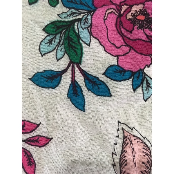 Vải đũi hoa tím