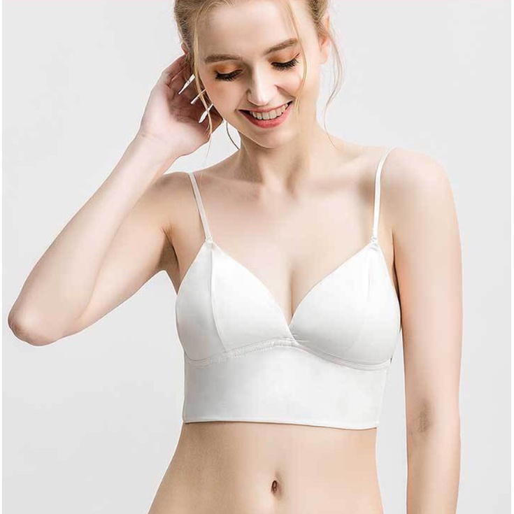 Áo Ngực Su Lụa 2 Dây Trơn Đơn Giản Hở Lưng 7 Kiểu DAN L&amp;U 2025