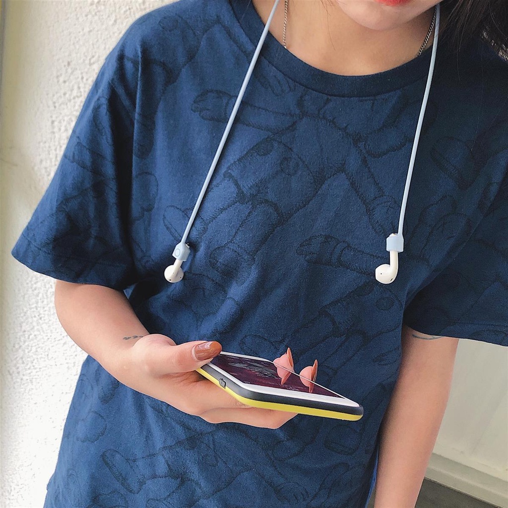 Dây Đeo Tai Nghe Bluetooth Không Dây Từ Tính Bằng Silicon Chống Thất Lạc Cho Airpods pro 2 3 pro Xiaomi Huawei Honor