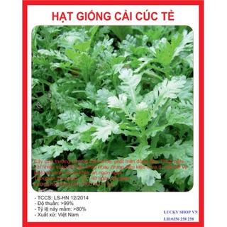 Hạt Giống Rau Cải Cúc Tẻ - 20gr