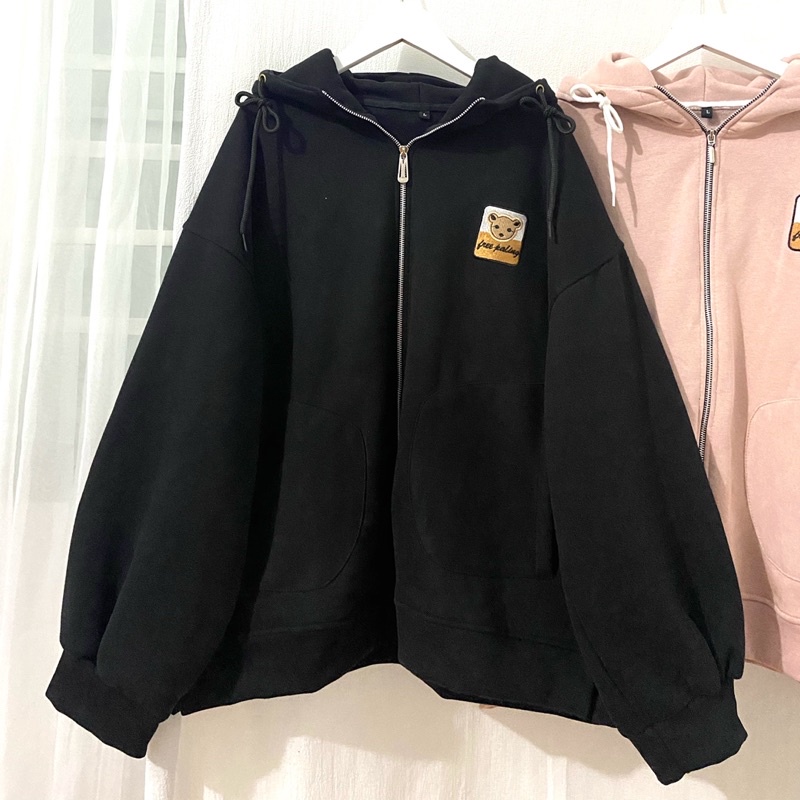 Áo khoác nỉ logo gấu (ảnh thật) | BigBuy360 - bigbuy360.vn