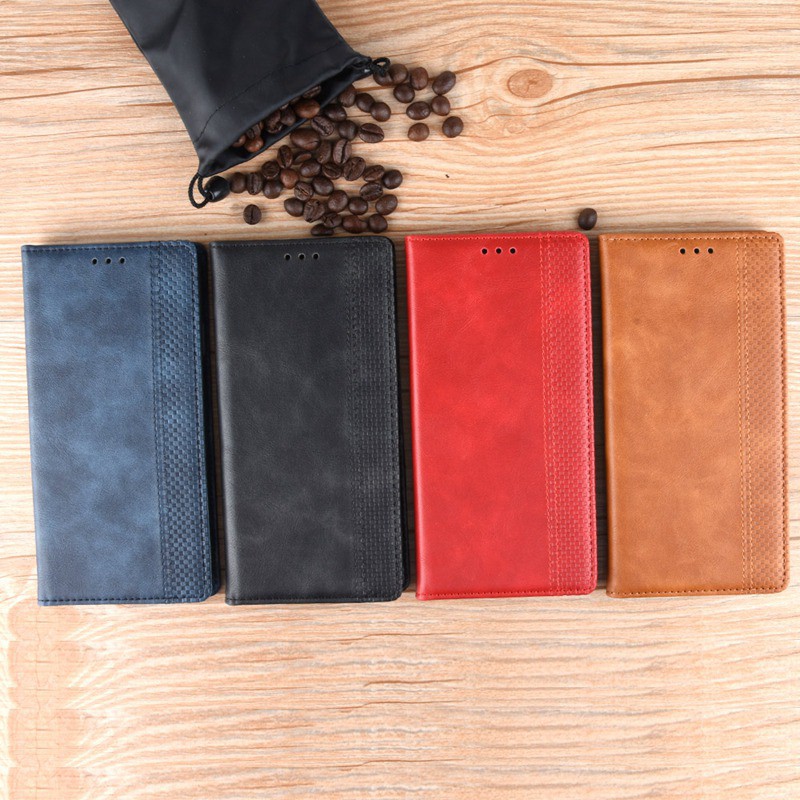 Bao da điện thoại dạng ví trơn cho Xiaomi Mi 8