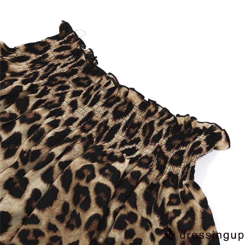 Áo Nữ Tay Dài In Họa Tiết Da Báo Thời Trang