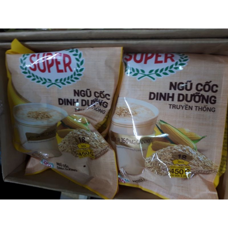 Bột Ngũ Cốc Dinh Dưỡng Truyền Thống 450g 18Gói