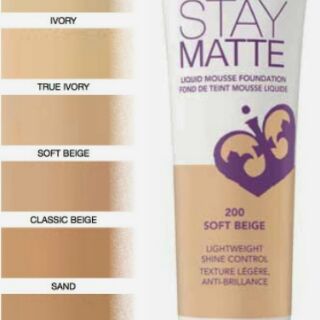 Kem nền Rimmel stay matte foundation