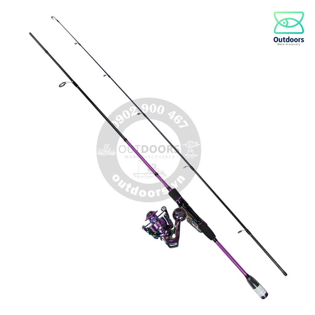 Combo Cần câu máy KW Explorer Lure S M và Máy câu đứng Pioneer Chameleon CML đủ size