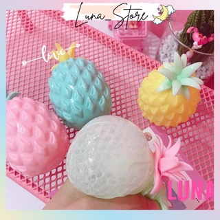 🍍Dứa bóp 🍍hạt nở, dứa bóp squisy trứng lưới