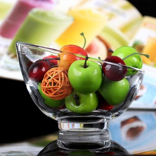 Bát Thủy Tinh Trong Suốt Cỡ Lớn Đựng Thức Ăn Vặt/Kem/Salad/Món Tráng Miệng