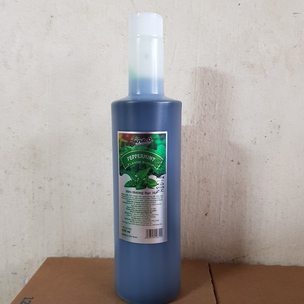 Syro bạc hà TOCO chai 650ml