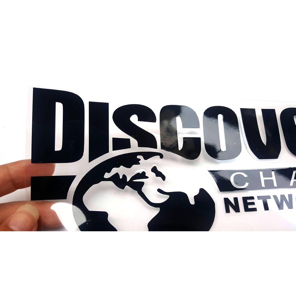 Hình dán DISCOVERY CHANNEL loại bé ( Kích thước 25cm x 9.5cm )