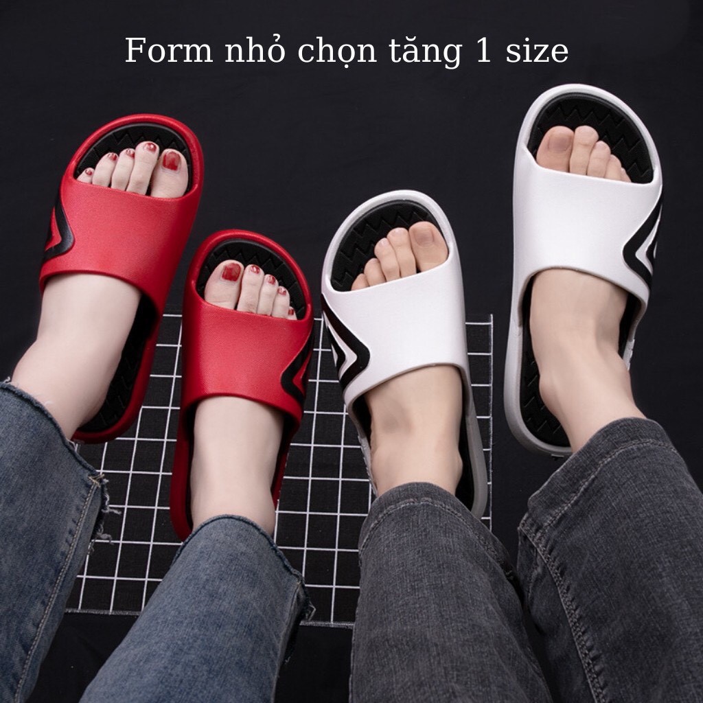 GH Dép nam nữ quai ngang phong cách unisex tam giác phối màu - đặt tiến 1 size 45 2