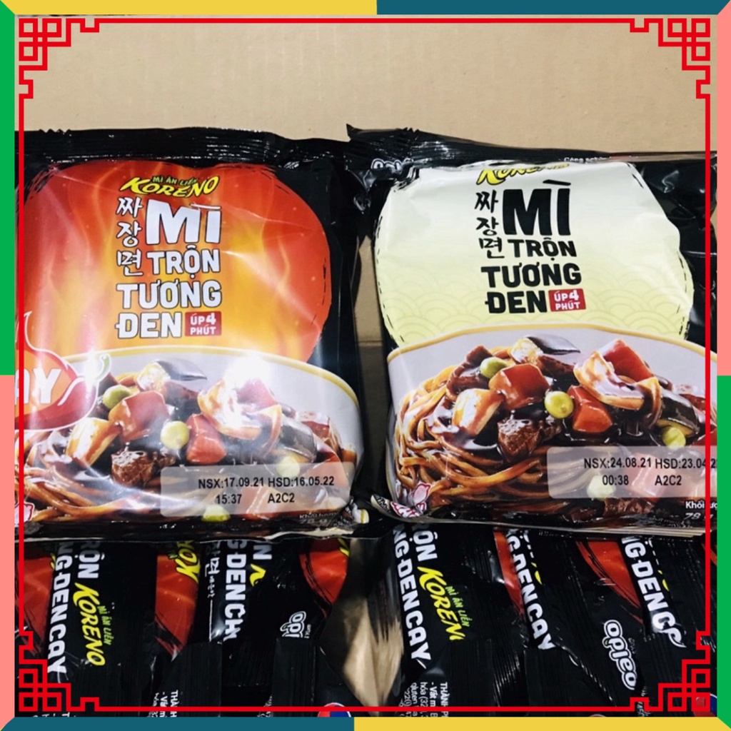 Mì Tương Đen Koreno Úp 4 Phút Gói 78g