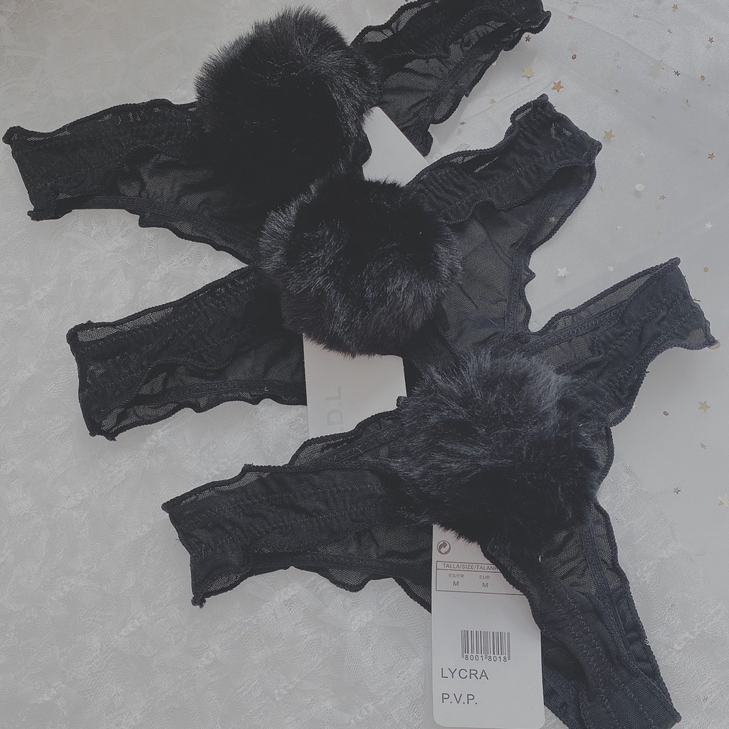 CK060 -Quần lót đuôi thỏ siêu sexy - QUẦN CHÍP XUYÊN THẤU - KELLYWANG