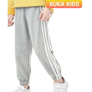 Quần thun jogger bé trai, bé gái 17-62kg - 5 màu