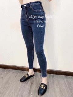 Quần bò trơn ảnh thật
