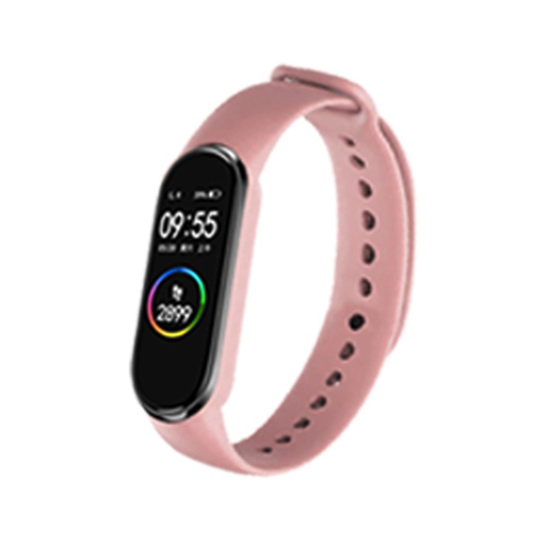 Dây đeo thay thế chất liệu silicon chống mồ hôi cho Mi Band 6 5