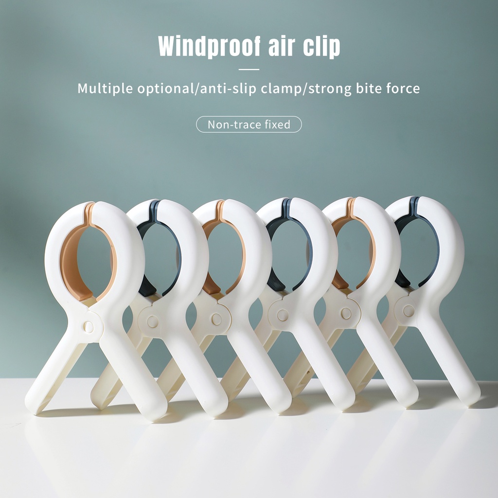 2/3 kẹp quần áo JUJIAJIA chống gió bay chống tuột lực kẹp mạnh