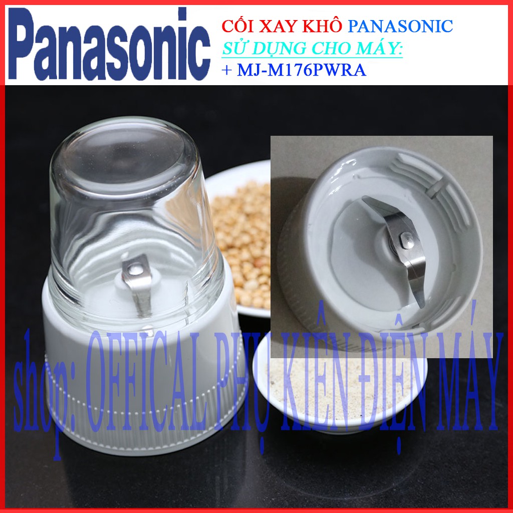 [PHỤ KIỆN Panasonic MJ-M176] CỐI XAY HẠT của Máy ép trái cây Panasonic MJ-M176 MJ-M176PWRA DJ31